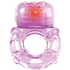 Anillo Pene Con Vibracion Y Luz Led Lila