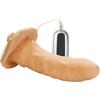 Arnes Ajustable Hueco De Latex Con Vibrador Mediano