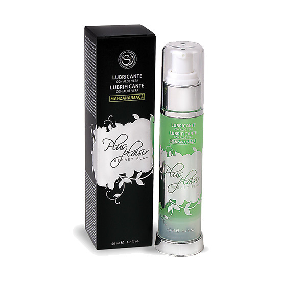 SECRET PLAY PLUS PLAISIR LUBRICANTE CON ALOE VERA MANZANA