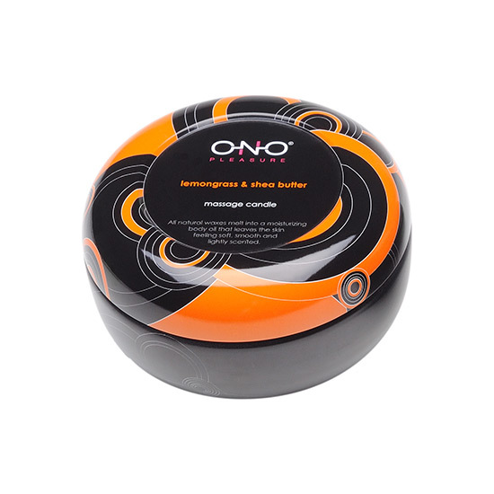 ONO MASSAGE CANDLE LEMONGRASS AND SHEA BUTTER