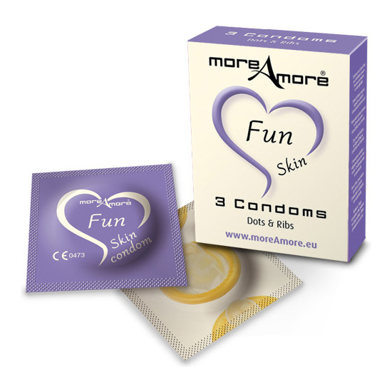 MOREAMORE CONDOM FUN SKIN 3 UDS.