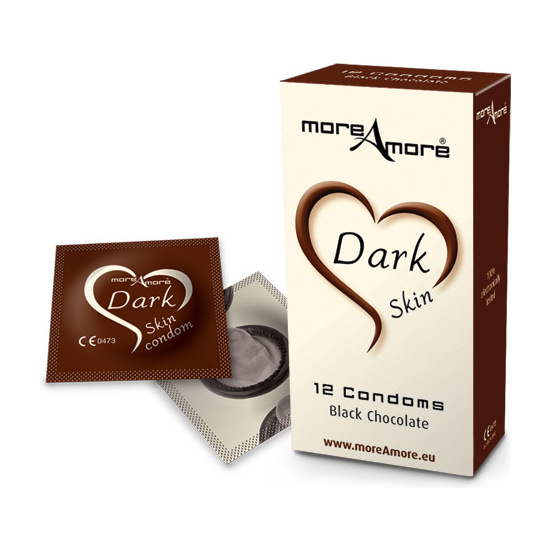 MOREAMORE CONDOM DARK SKIN 12 UDS.