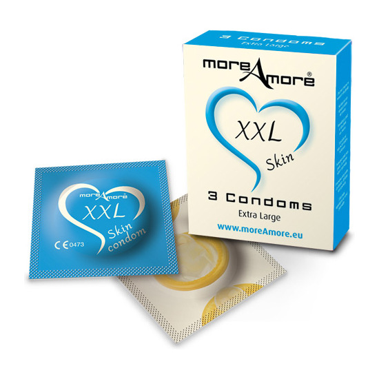 MOREAMORE CONDOM XXL SKIN 3 UDS.