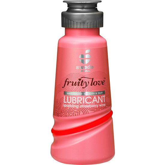 FRUITY LOVE LUBRICANT SPARKLING STRAWBERRY WINE 100 ML