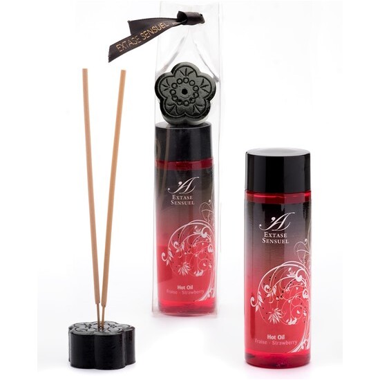 EXTASE SENSUEL HOT OIL EXTRA FRESH STRAWBERRY