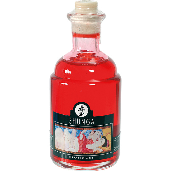 SHUNGA APHRODISIAC OIL INTIMATE KISSES BLAZING CHERRY