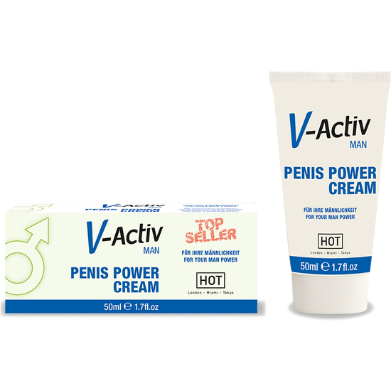 HOT V-ACTIV MEN PENIS POWER CREAM