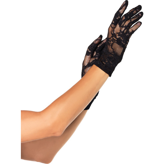 LEG AVENUE WRIST LENGHT STRETCH LACE GLOVES
